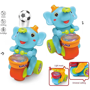 اسباب بازی فیل موزیکال و طبل زن Elephant Musican_اسباب بازی نوزادی